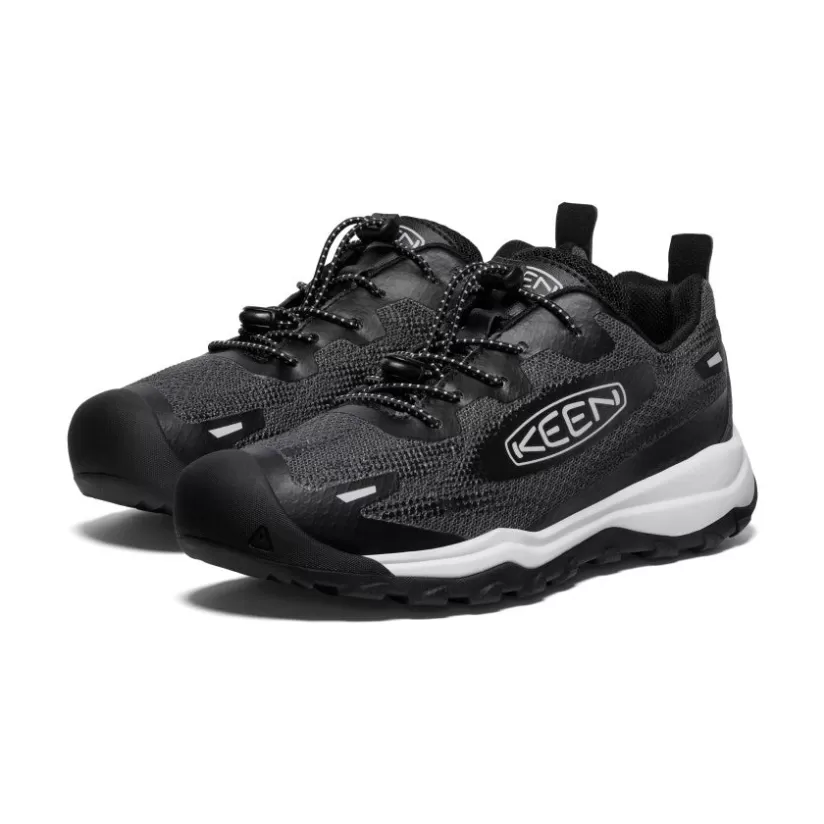 Hot KEEN Wanduro Speed Hiking Shoe Pour Jeunes   |   Black/Vapor