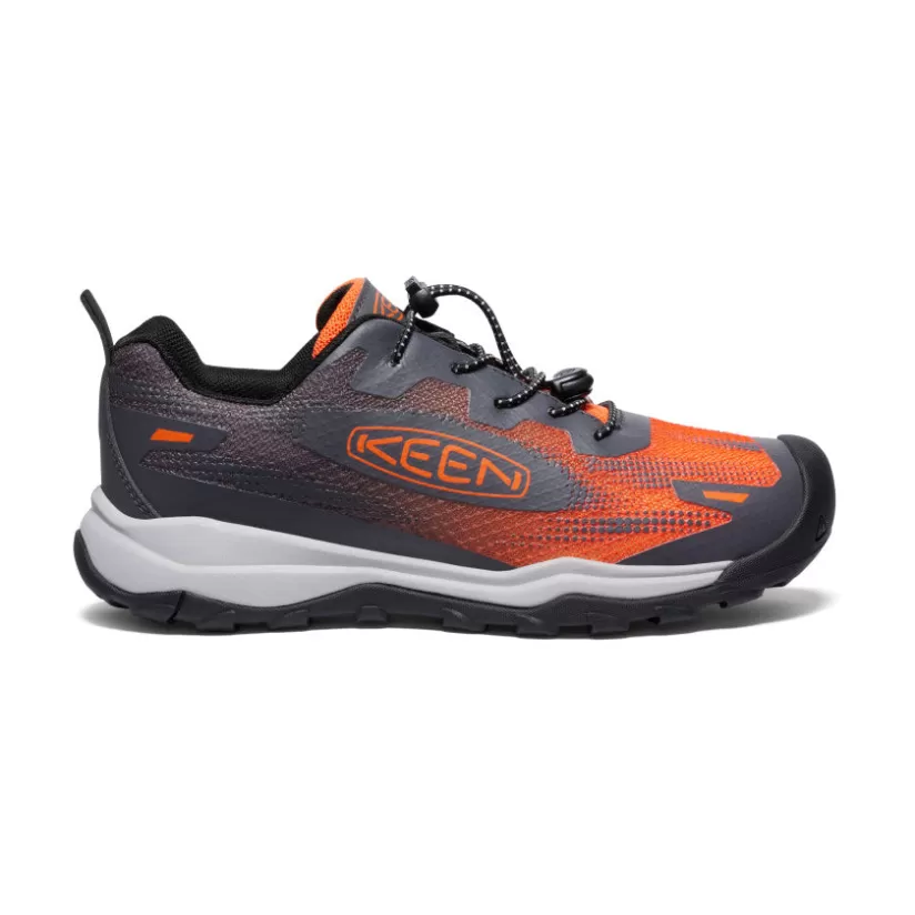 Best Sale KEEN Wanduro Speed Hiking Shoe Pour Jeunes   |  Magnet/Scarlet Ibis Magnet/ScarletIbis