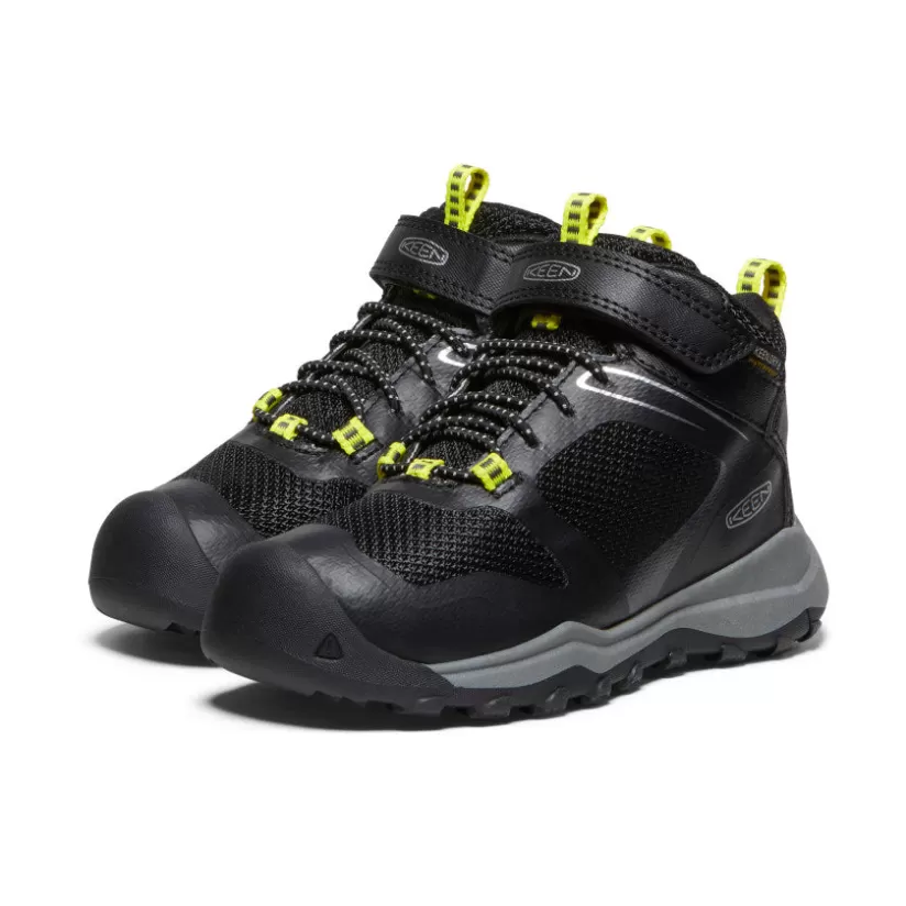 Flash Sale KEEN Wanduro Waterproof Boot Pour Enfants   |   Black/Silver