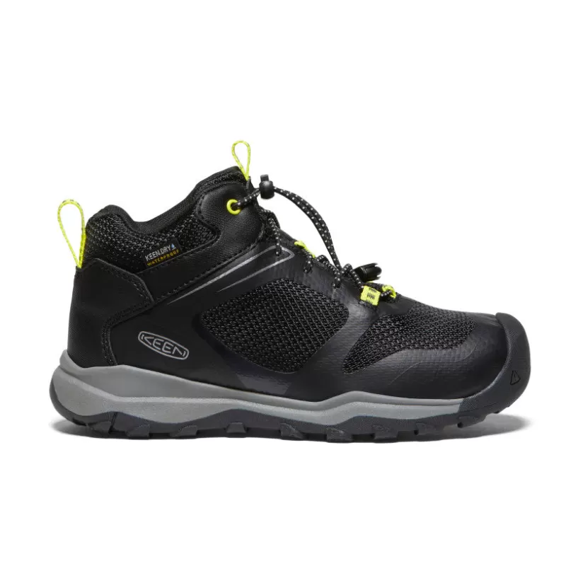 Shop KEEN Wanduro Waterproof Boot Pour Jeunes   |   Black/Silver