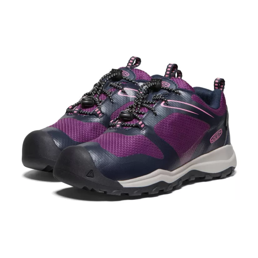 Fashion KEEN Wanduro Waterproof Shoe Pour Jeunes   |  Sky Captain/Charisma SkyCaptain/Charisma
