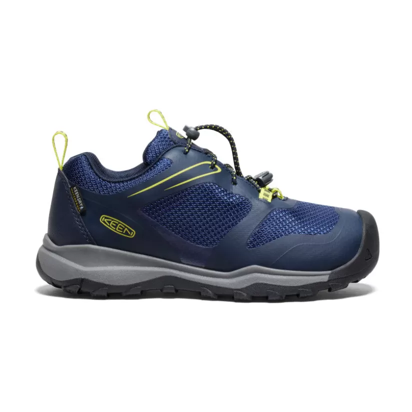 Best Sale KEEN Wanduro Waterproof Shoe Pour Jeunes   |  Sky Captain/Evening Primrose SkyCaptain/EveningPrimrose
