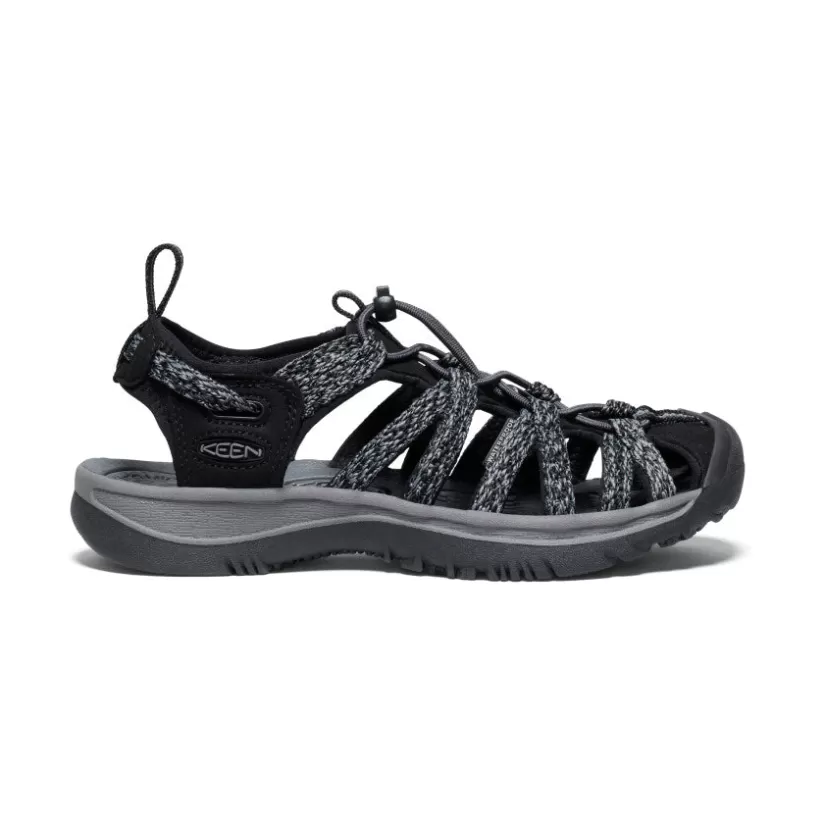 Fashion KEEN Whisper Pour Femme   |  Black/Steel Grey Black/SteelGrey