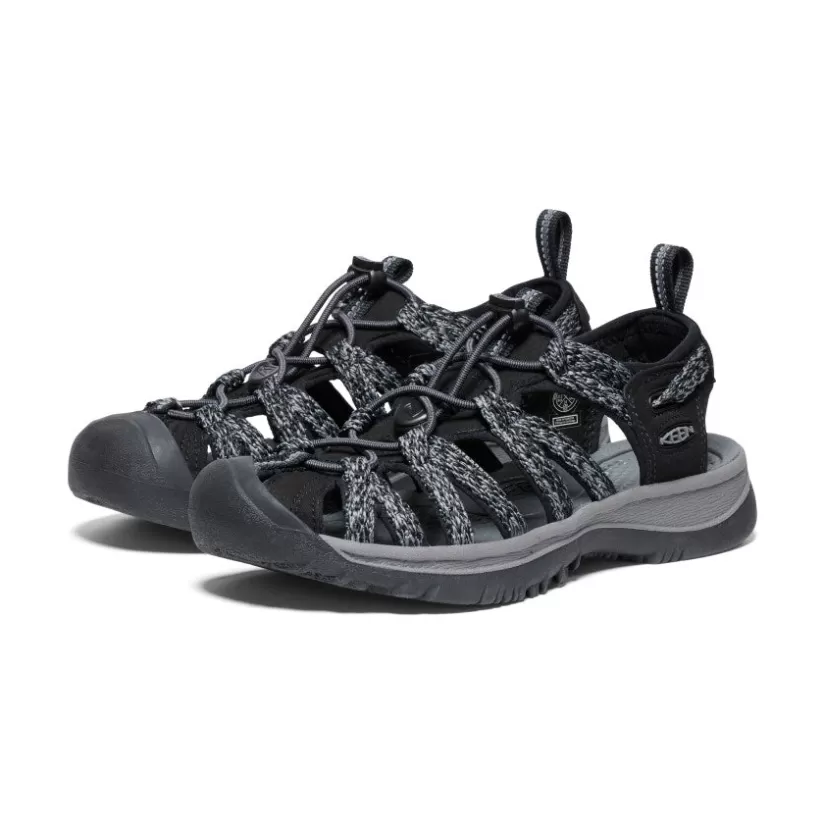 Fashion KEEN Whisper Pour Femme   |  Black/Steel Grey Black/SteelGrey