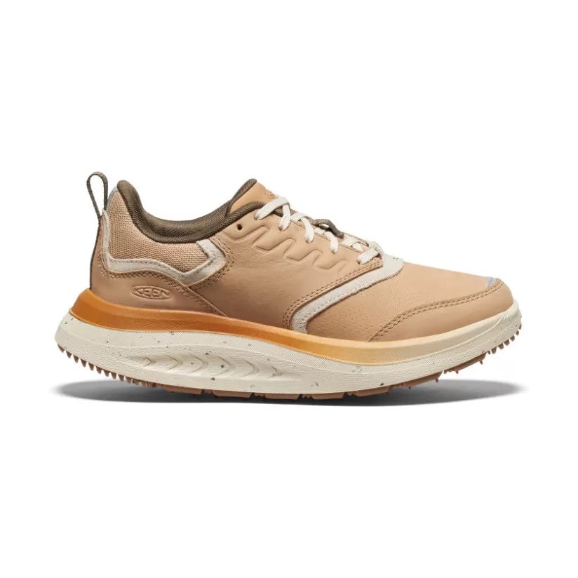Shop KEEN WK400 Leather Walking Shoe Pour Femme   |   Safari/Birch