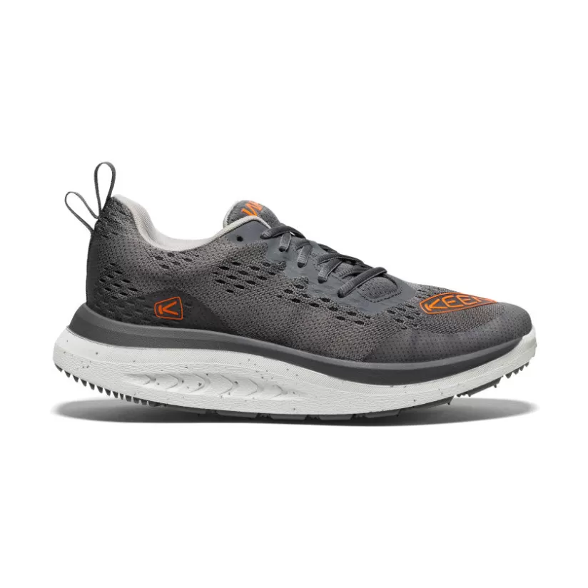 Cheap KEEN WK400 Sneaker Pour Homme   |  Steel Grey/Scarlet Ibis SteelGrey/ScarletIbis