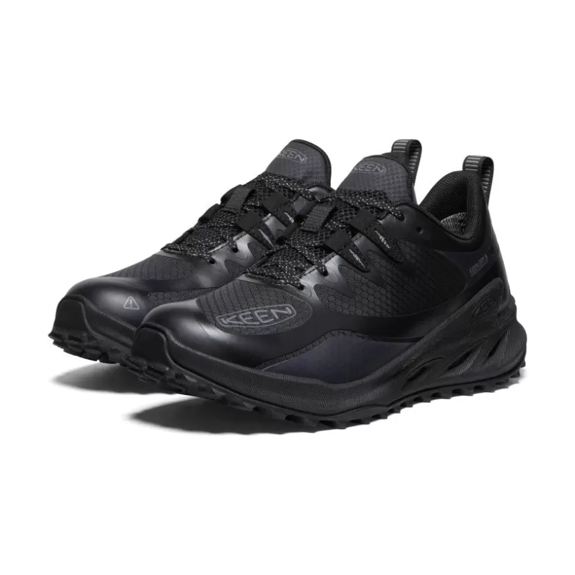 Outlet KEEN Zionic Waterproof Hiking Shoe Pour Femme   |   Black/Black