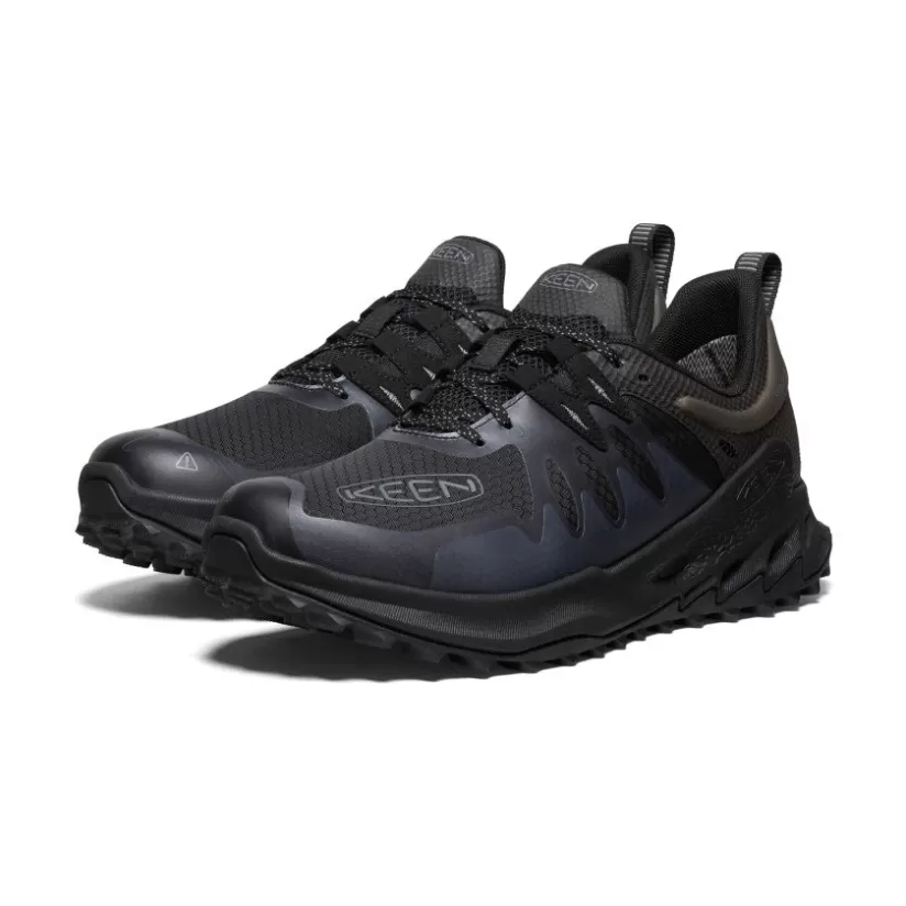Outlet KEEN Zionic Waterproof Hiking Shoe Pour Homme   |  Black/Steel Grey Black/SteelGrey