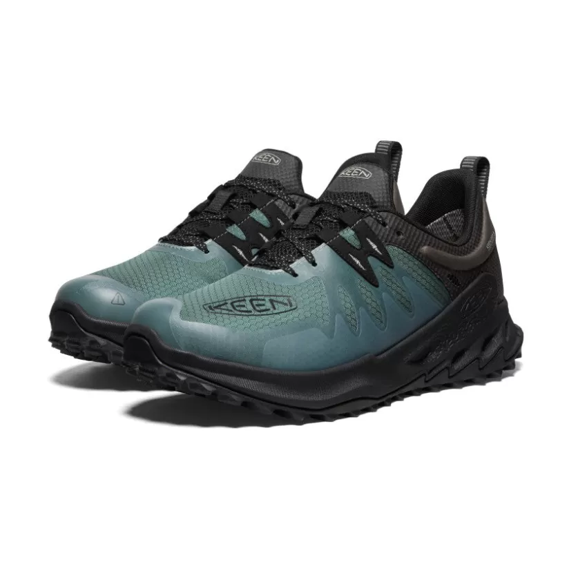 Hot KEEN Zionic Waterproof Hiking Shoe Pour Homme   |  Dark Forest/Black DarkForest/Black